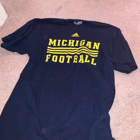 adidas Other - Adidas Michigan Football T-Shirt